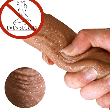 Huge Realistic Silicone Penis for Women / Adult Masturbator Dildo with Panties - EVE's SECRETS
